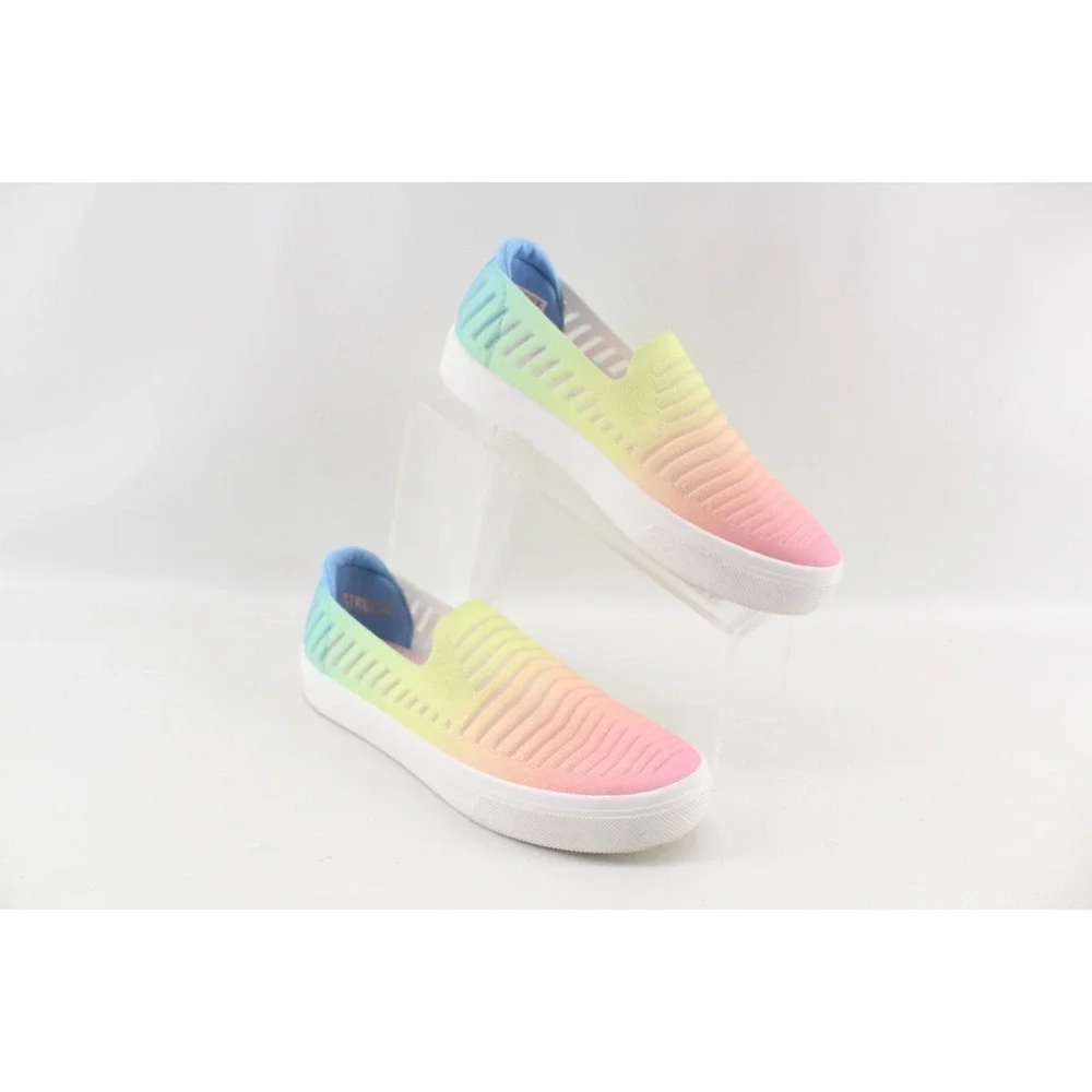 Skechers‎ Women's Street Poppy Rainbow Daze Slip on Sneaker Size 7.5 US